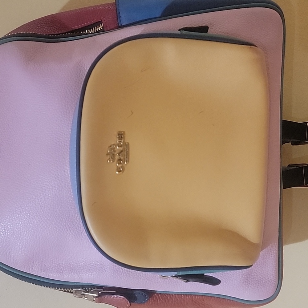 Coach Backpack In Color Block - Picture 5 of 13